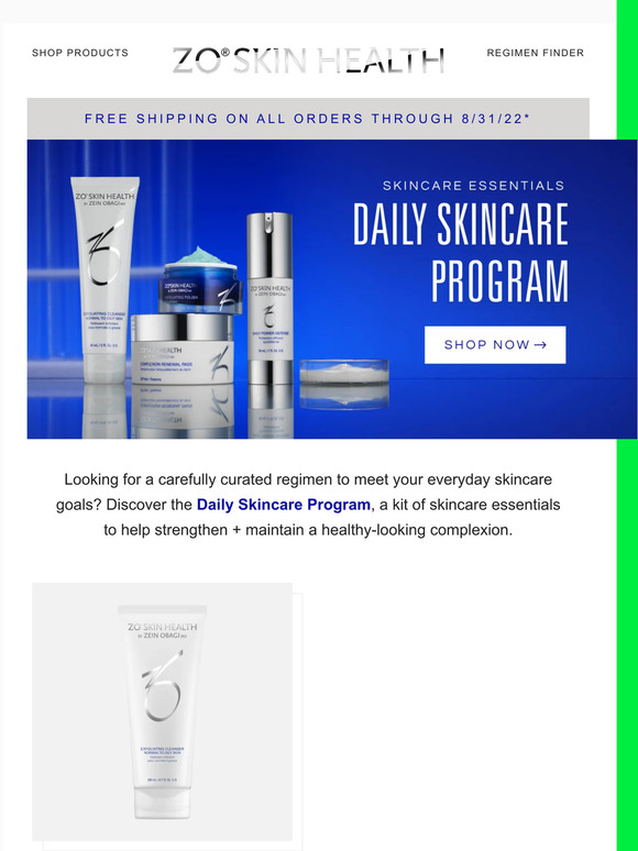 ZO Skin Health Discover ZO’s Daily Skincare Program Milled
