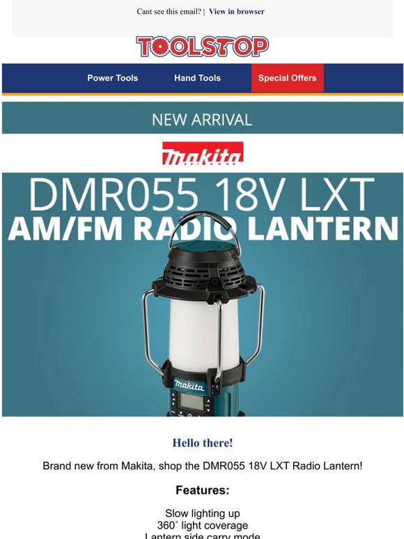 Brand New Radio Lantern from Makita! 📻💡