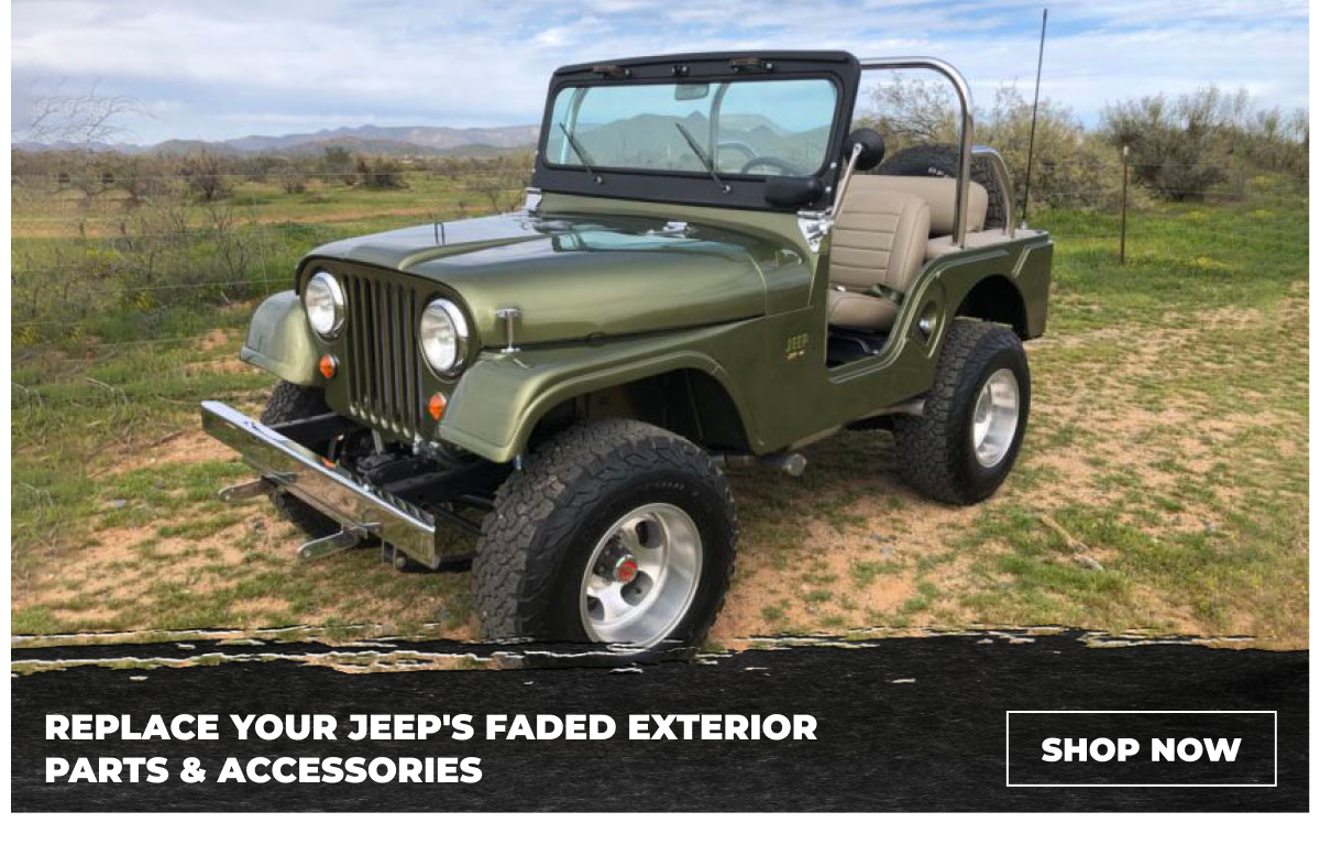 Replace Your Jeep's Faded Exterior Parts & Accessories