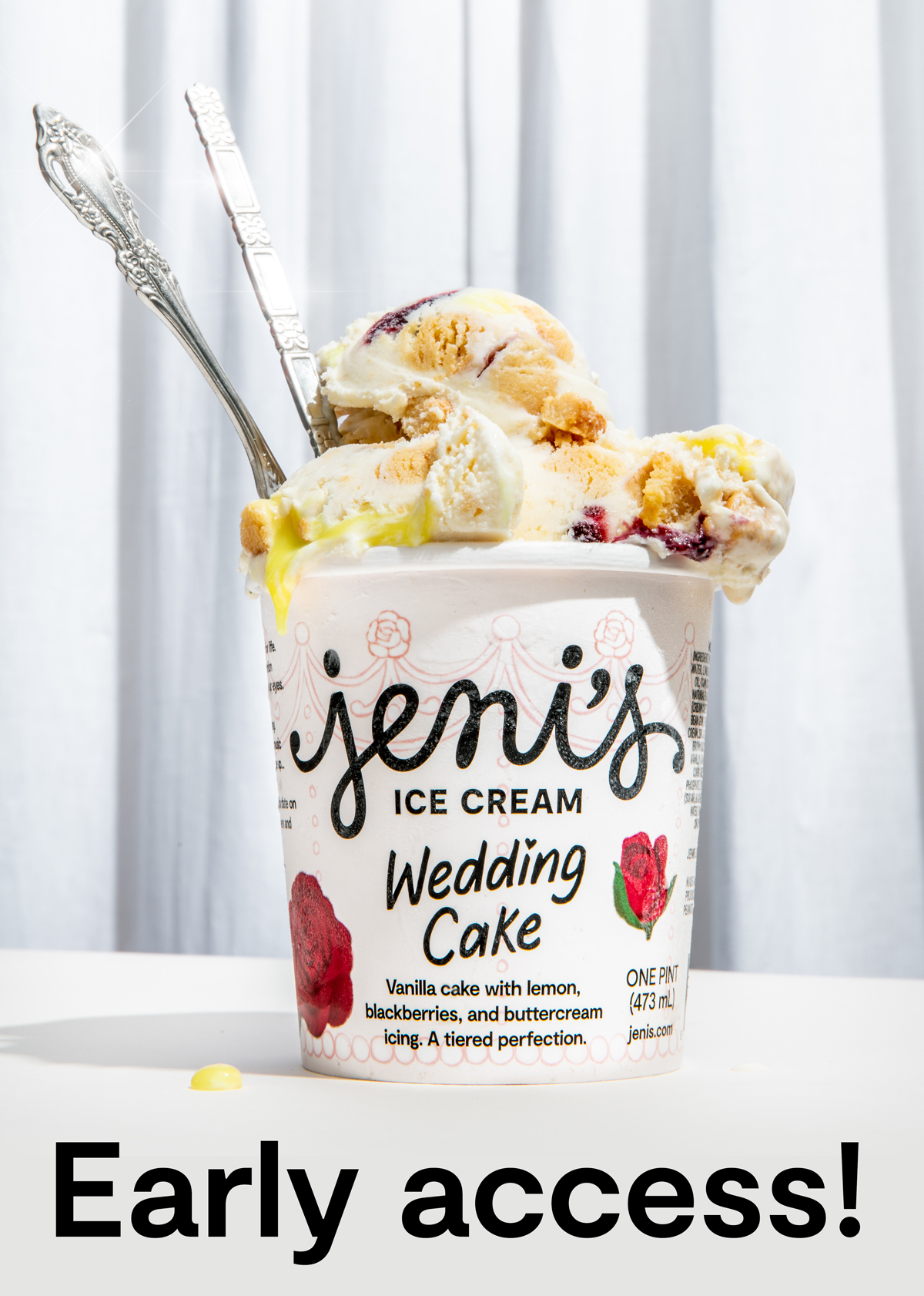 Jeni's Ice Creams EARLY ACCESS Get Wedding Cake 🍦 now! Milled