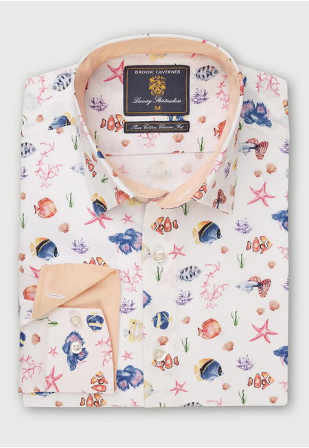 Sealife 'Seaside' Print Long Sleeve Shirt