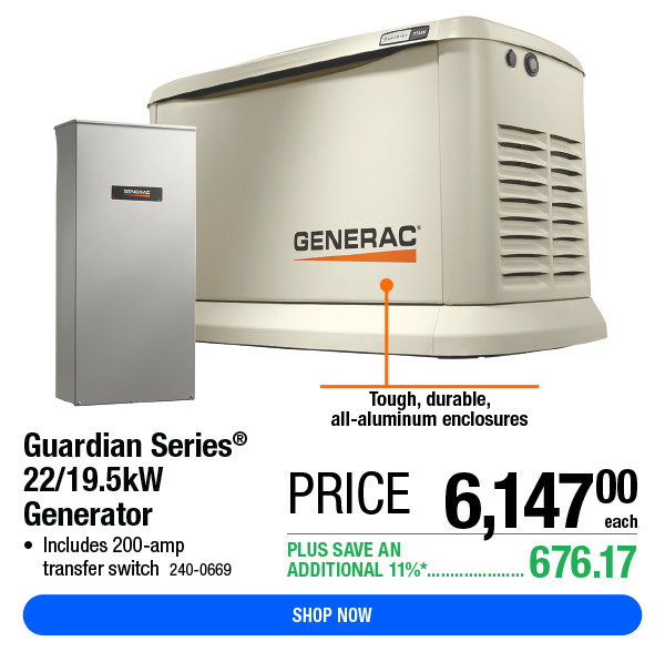 Guardian Series 22/19.5kW Generator
