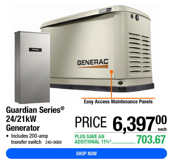 Guardian Series 24/21kW Generator