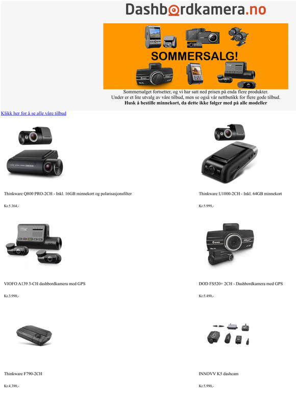 Sommersalget fortsetter