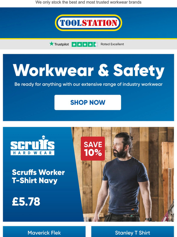 Trade up your workwear at Toolstation Milled
