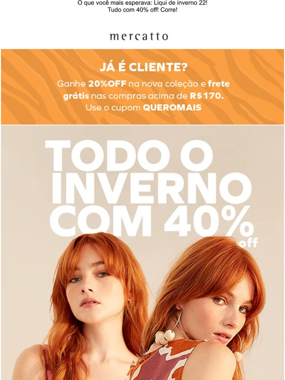 Oba! Chegou a promoção de inverno!