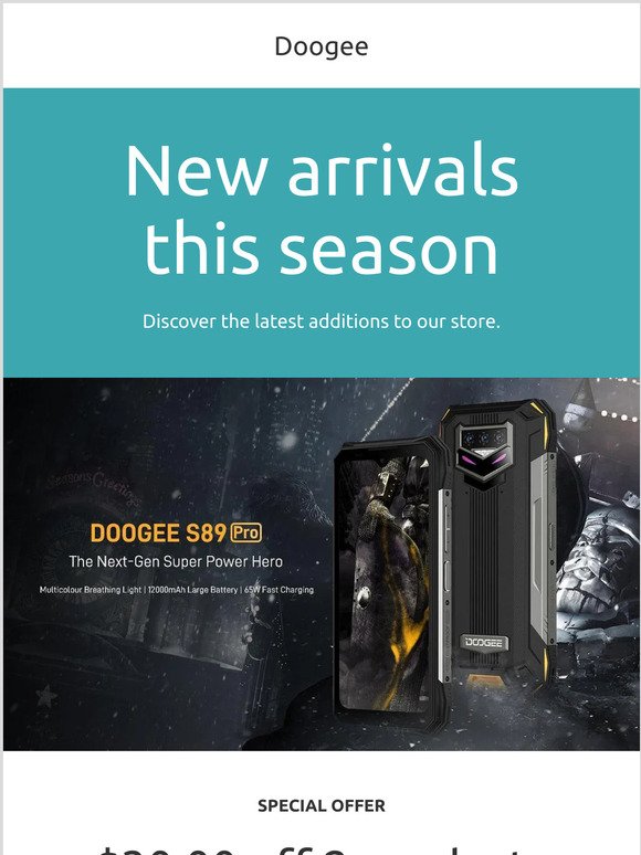 Doogee - Get blown away by the stunning specs and features of the