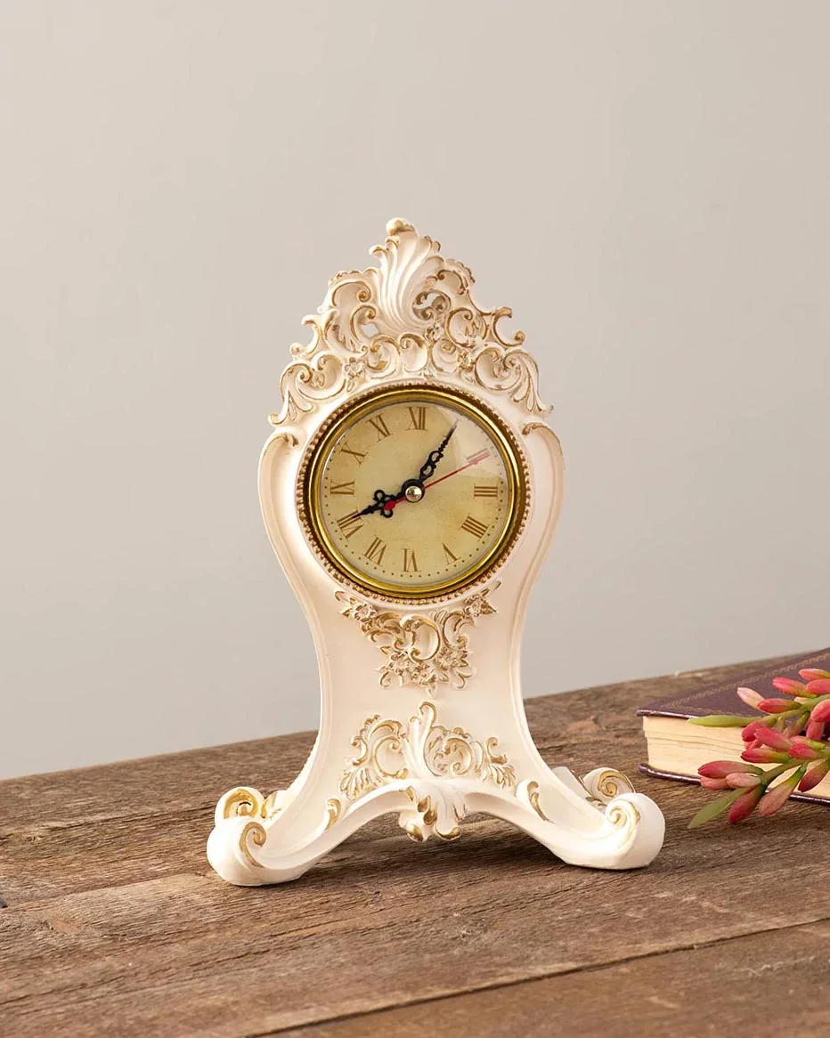 Classic Gold Victorian Table Top Clock
