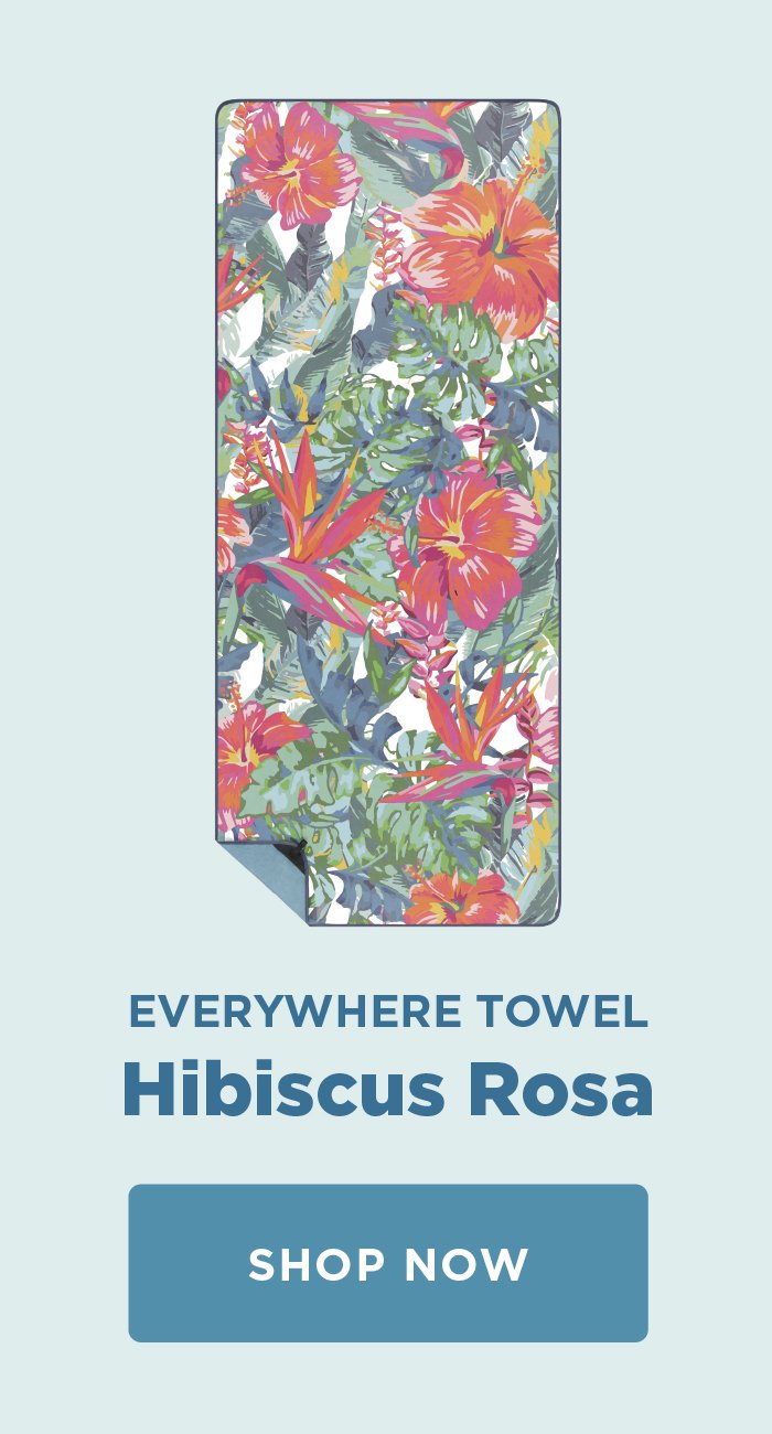 Everywhere Towel - Hibiscus Rosa