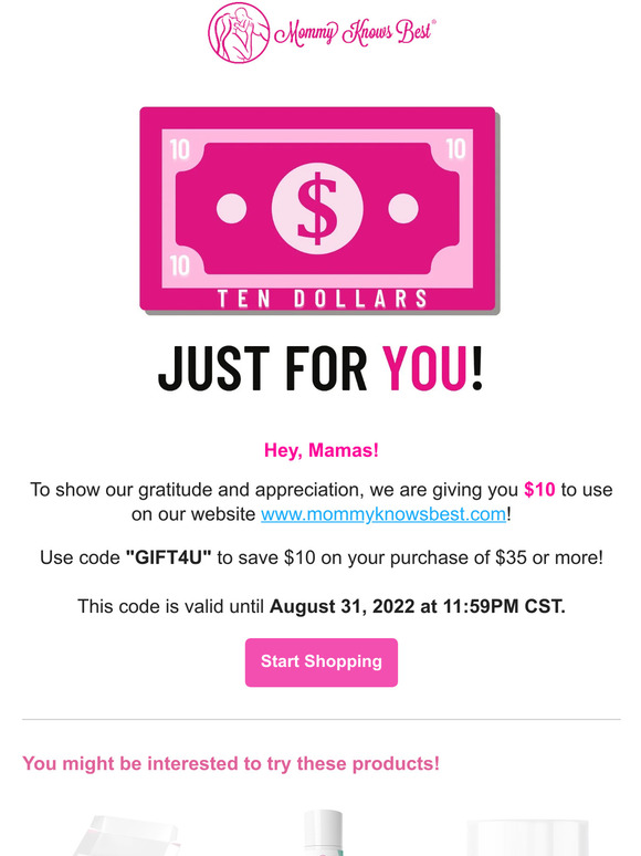 $10 just for you!