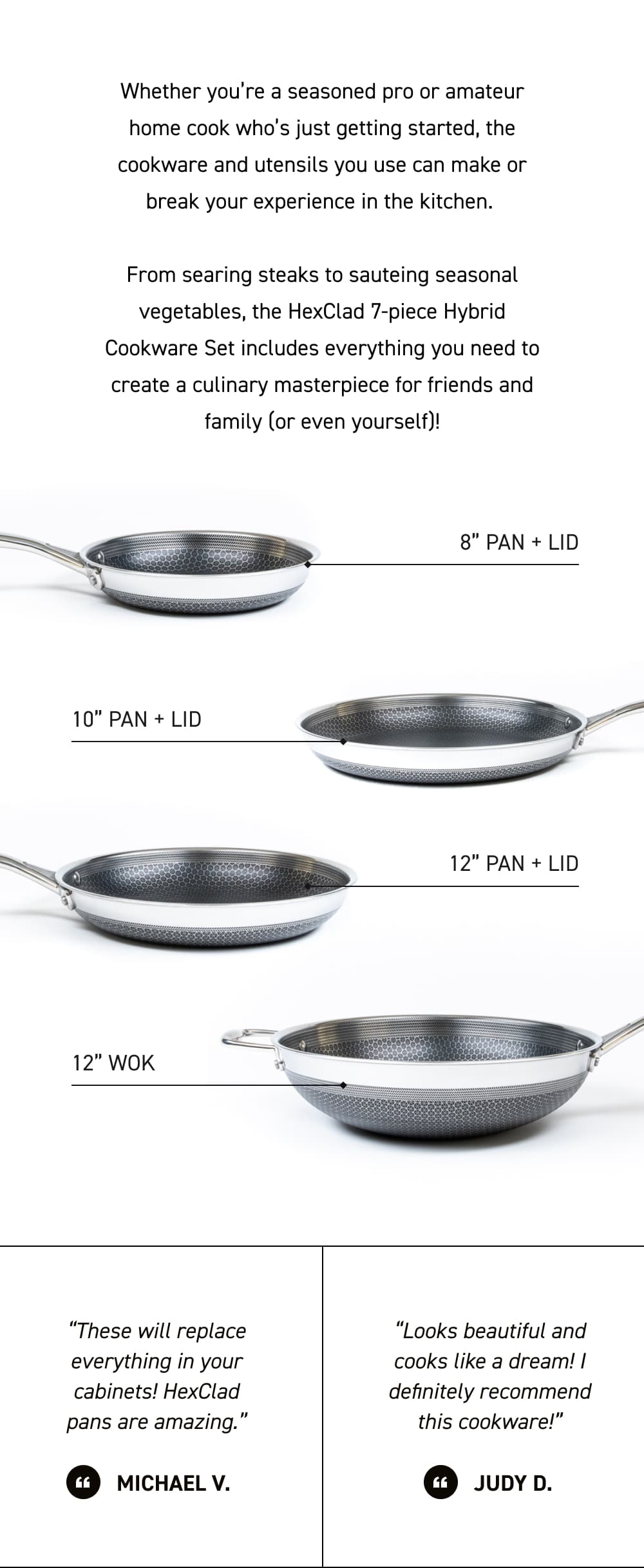 HexClad Made for Every Kitchen Milled