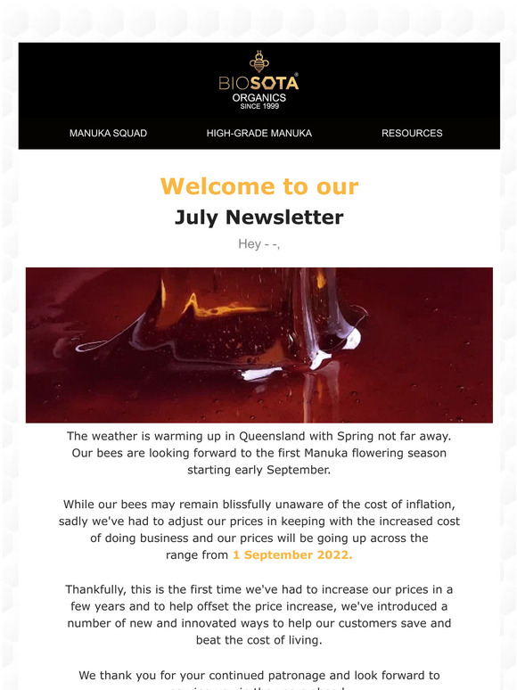 🐝 Biosota Newsletter - July Update