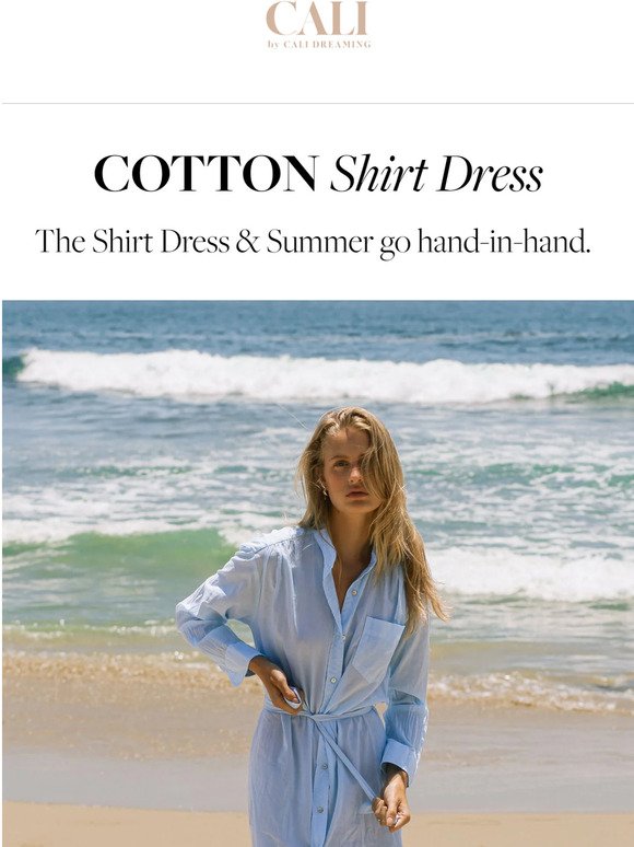 The Cotton Shirt Dress