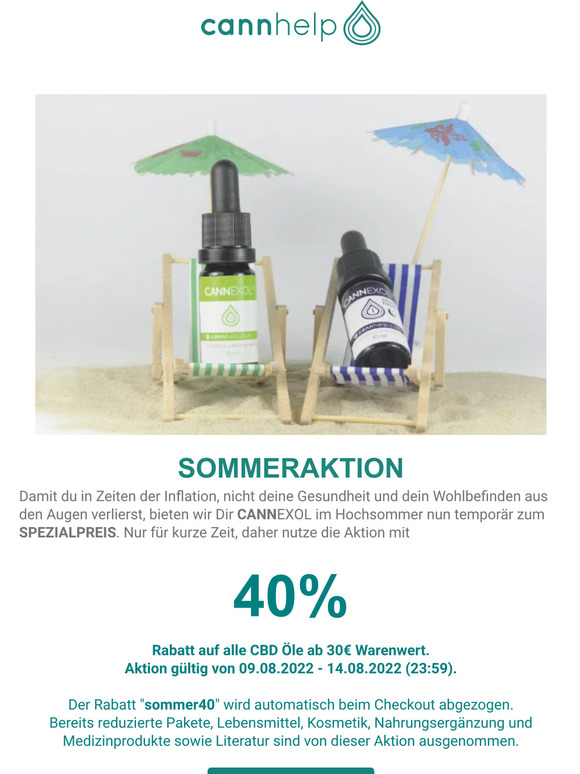 Sommer-Aktion CANNEXOL