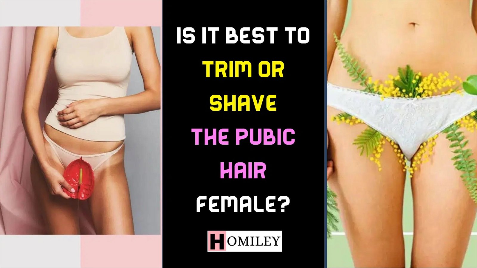 Homiley: Is It Best To Trim Or Shave The Pubic Hair? | Milled