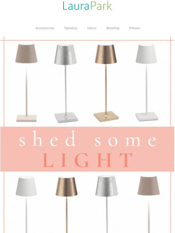 Laura Park Designs NEW Cordless Lamps! 💡 Milled