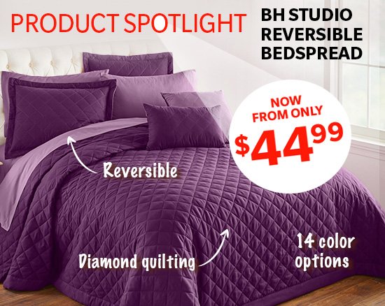 BH Studio Reversible Bedspread