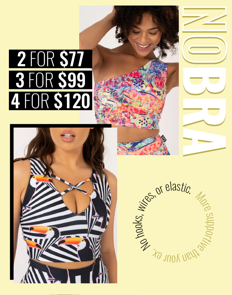 Exoticathletica: This is a NO BRA ZONE! ⚠ Save up to $100 inside