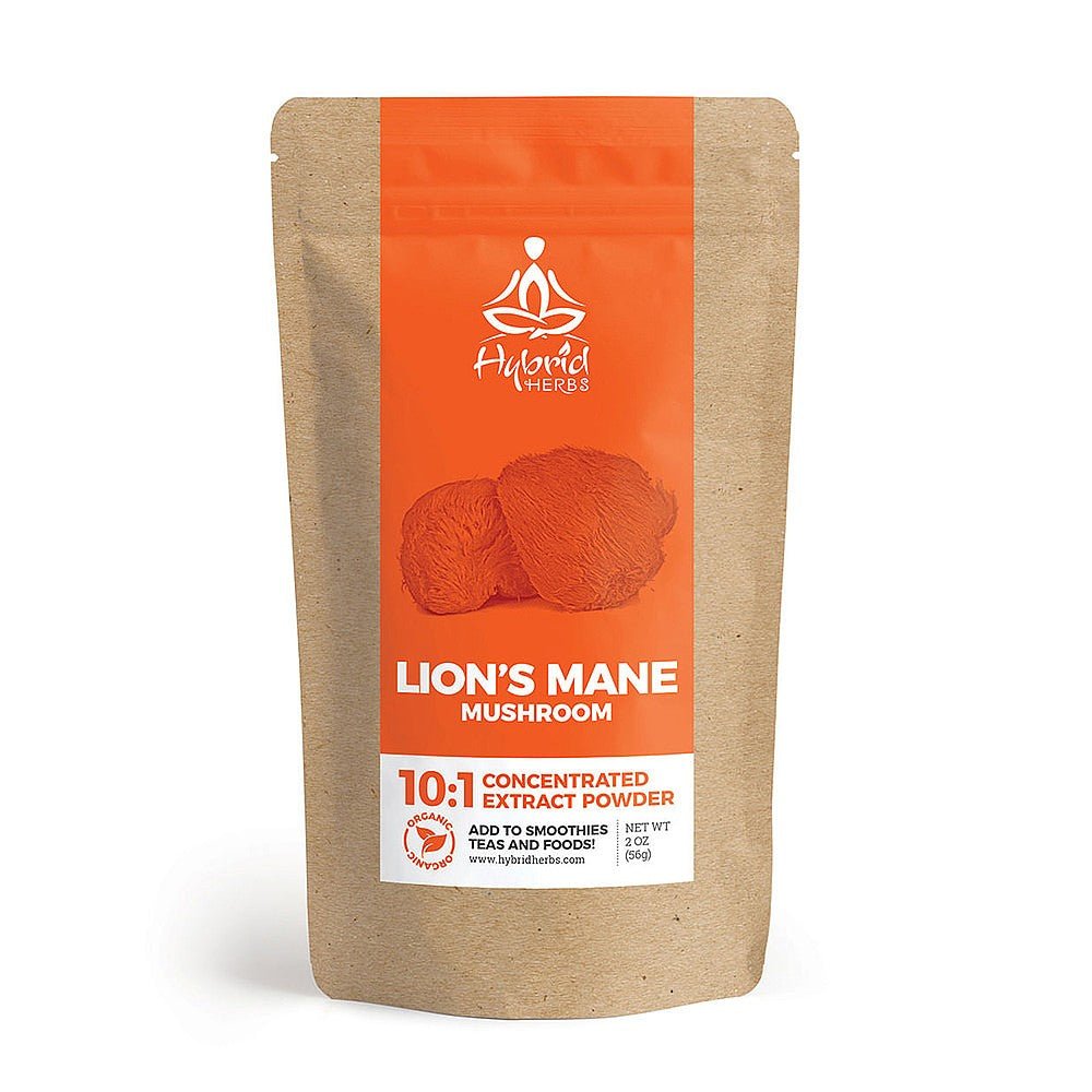 Hybrid Herbs Lion's Mane Mushroom Extract Powder 56g