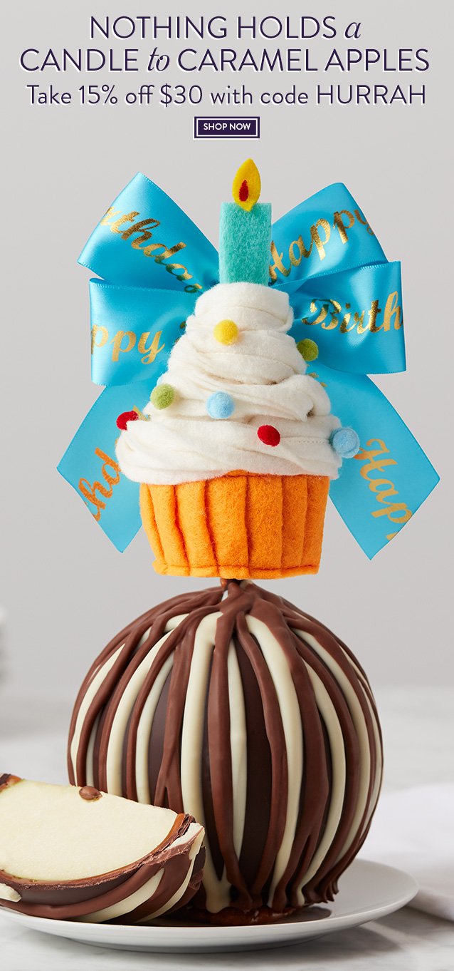 Nothing Holds a Candle to Caramel Apples! Save 5 on 30 with code ENJOY5