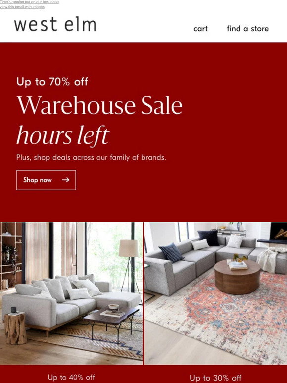 West Elm Email Newsletters Shop Sales, Discounts, and Coupon Codes
