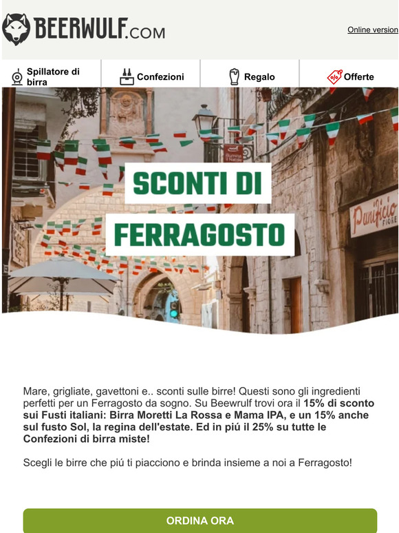 Sconti di Ferragosto☀️🏖