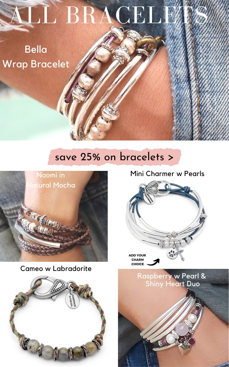 shop the 25% off Summer Deal3 all bracelets
