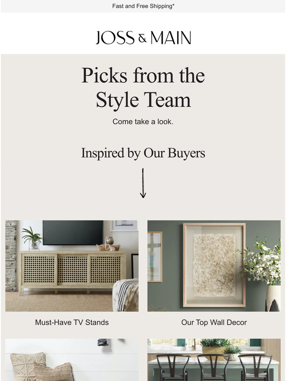 Joss & Main Email Newsletters Shop Sales, Discounts, and Coupon Codes