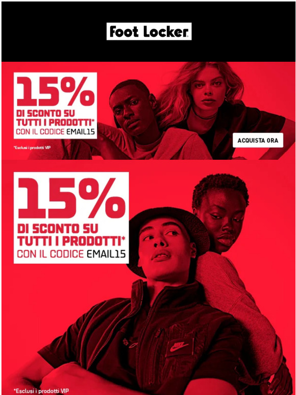 🚨 -15% di sconto su tutti i prodotti 🚨