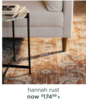 Hannah Rust Traditional Area Rug