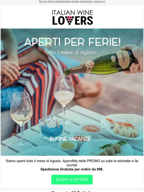 Italian Wine Lovers: ⏰Affrettati! 🥂Champagne esclusivi per Ferragosto
