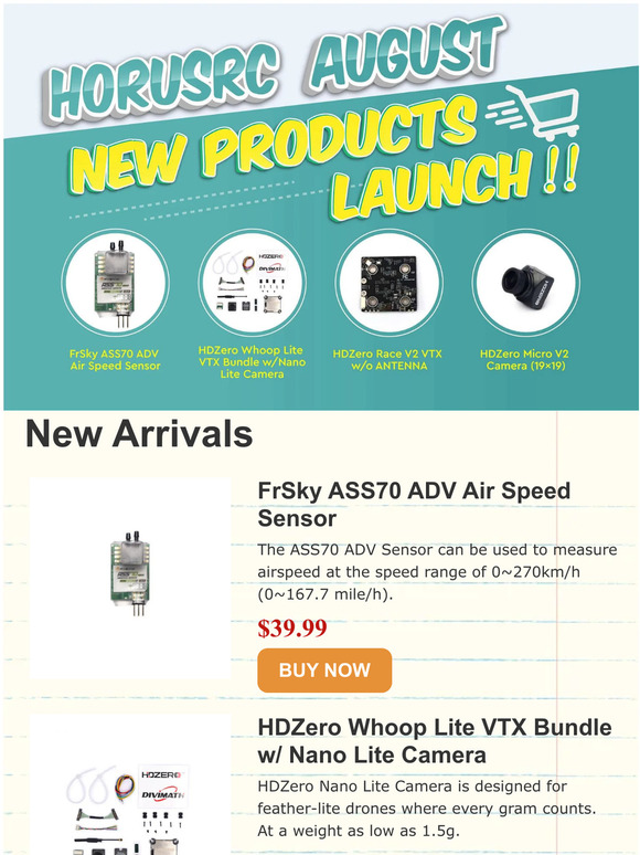 HorusRC August New Arrivals