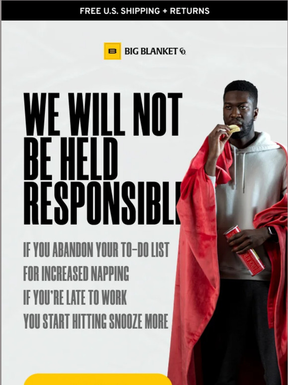 Big Blanket Co We're legally required to tell you Milled