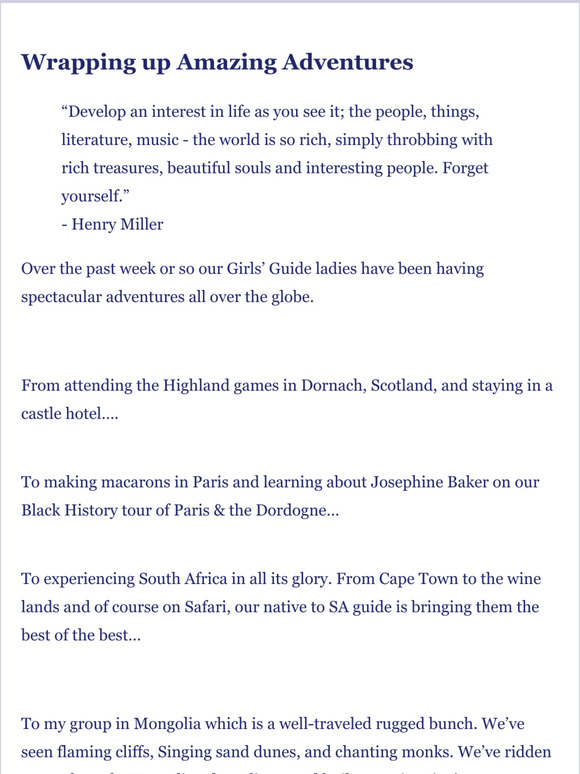 Travels Around the Globe