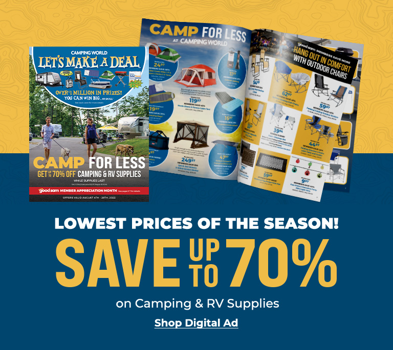 Camping World ⚡ PreOwned RV Flash Sale Milled