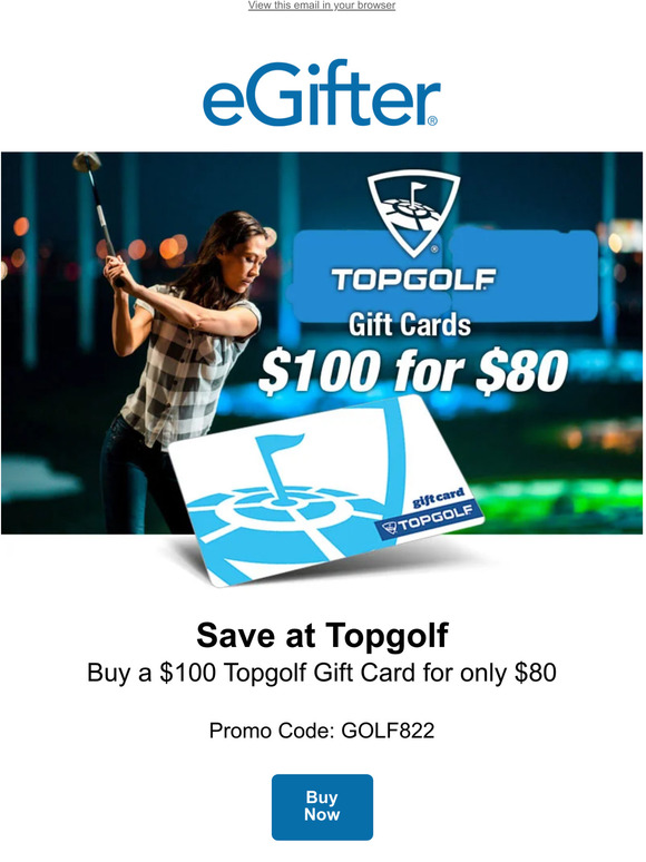 eGifter Save at Topgolf ⛳️ Milled