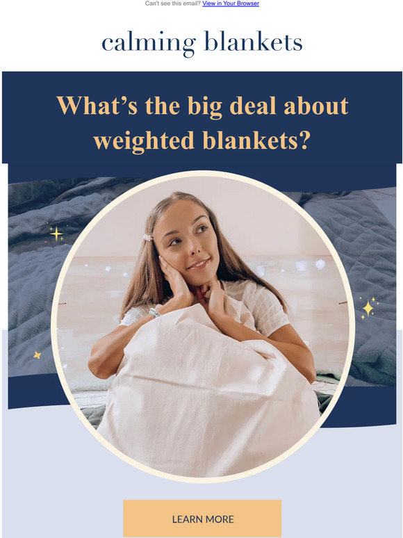 Why switch to a weighted blanket? 🤔
