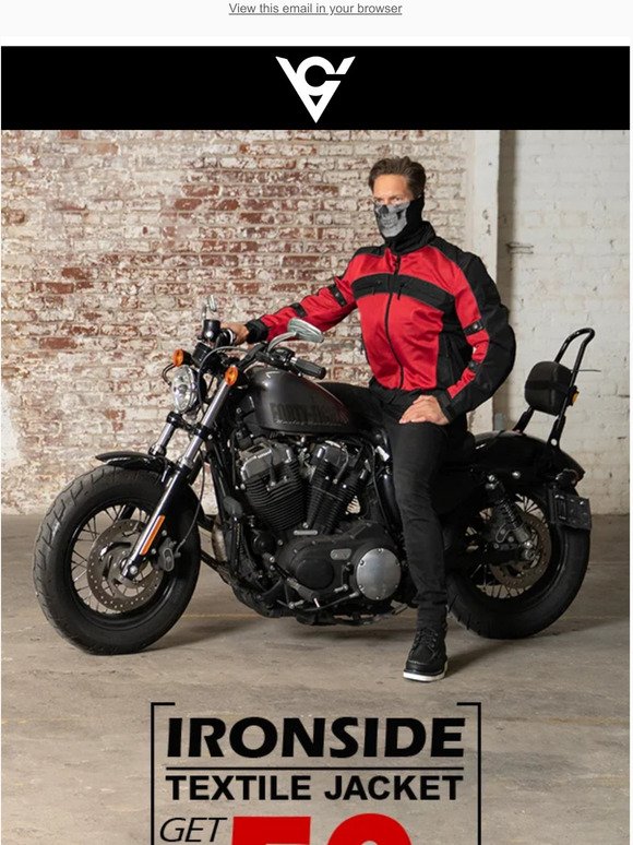 Viking Cycle Ironside Textile Motorcycle Jackets - Get 50% Off