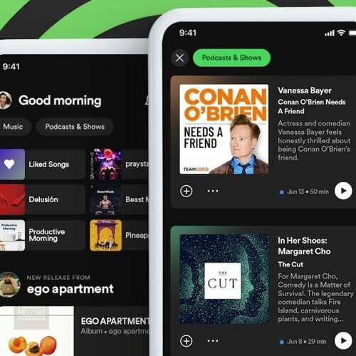 Spotify Overhauls Home Menu With Separate Music, Podcast Feeds
