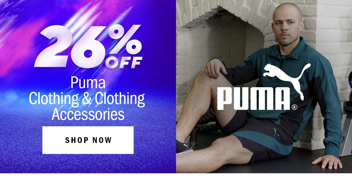 26% Off Puma Clothing & Clothing Accessories