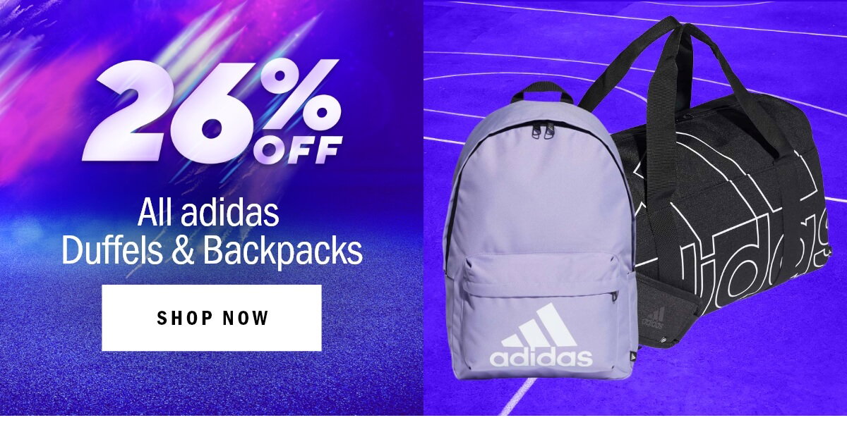26% Off All adidas Duffels & Backpacks