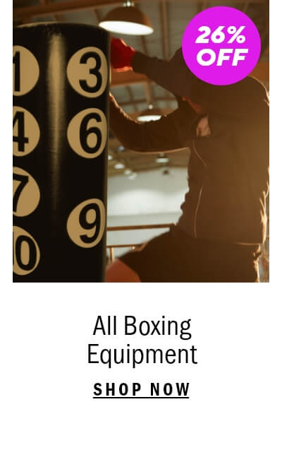 26% Off All Boxing Equipment