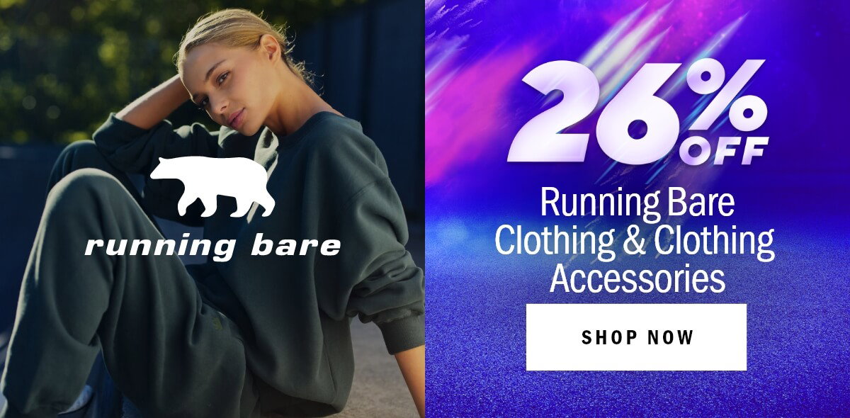 26% Off Running Bare Clothing & Clothing Accessories