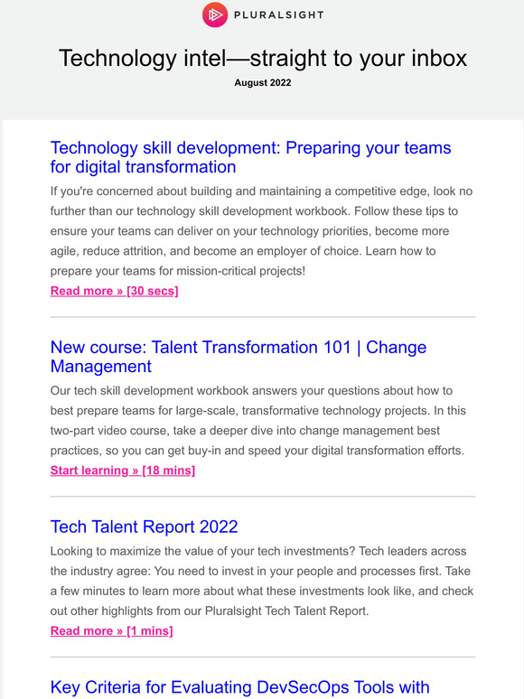 August newsletter: How to build a better tech team