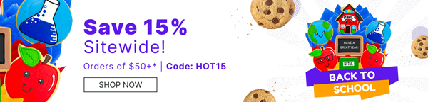 Save 15% Sitewide!