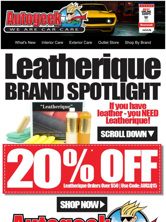 Autogeek Leatherique Brand Spotlight A MustHave For Leather