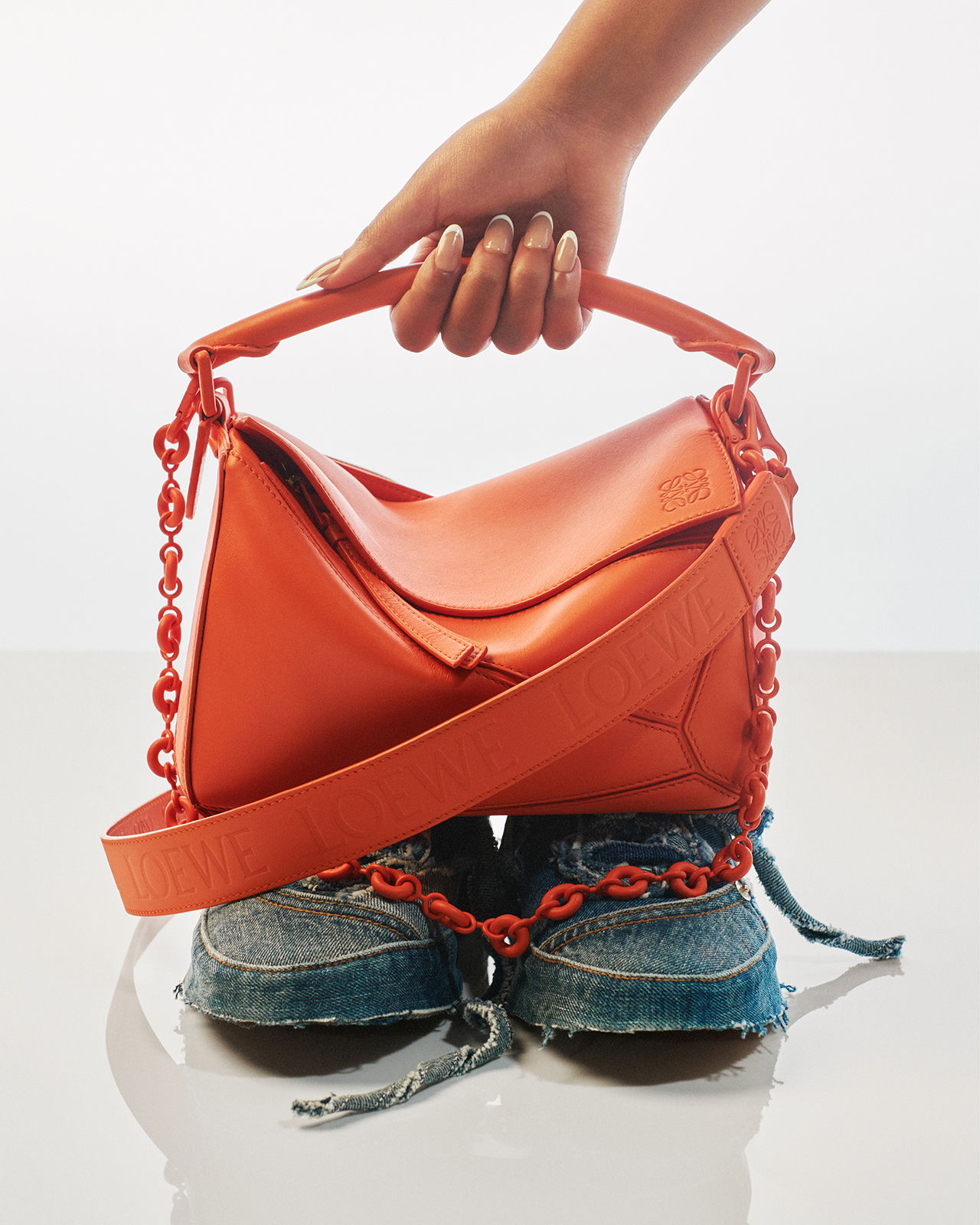 LOEWE launches new Goya statement bags in smooth silk calfskin and vibrant  colours