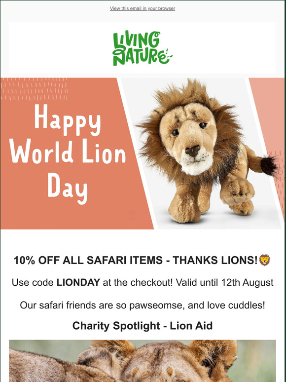 Our Lions Are Giving You 10% Off! 😊