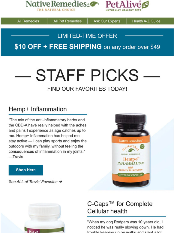 Native Remedies We'll give you 10 just to open this email. Milled