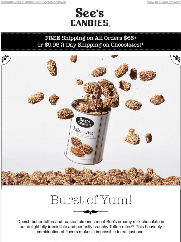 See's Candies, Inc. Toffeeettes® Too Tasty to Share 😋 Milled